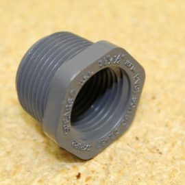 11012-3 3/4" X 1/2 " PVC Reducing Bushing MPT X FPT SCH 80