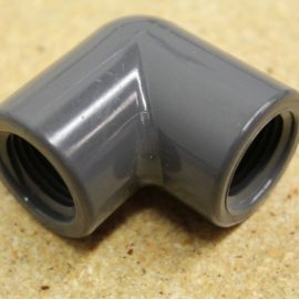 1/2" PVC Threaded 90 ELL SCH 80