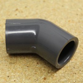 1/2" PVC 45 Degree ELL SOC SCH 80