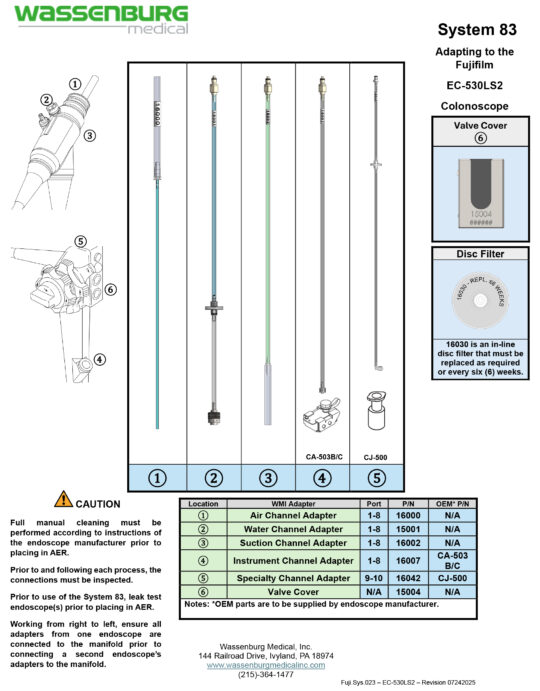 Adapting to Fujifilm EC-530LS2 Colonoscope