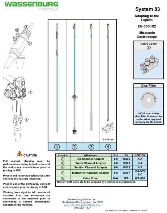 Adapting to Fujifilm EG-530UR2 Gastroscope