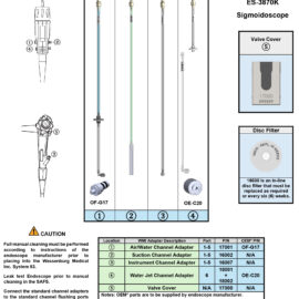 Pen.SAFS.041 - ES-3870K - Rev 12032025 Adapting to Pentax ES-3870K Sigmoidoscope