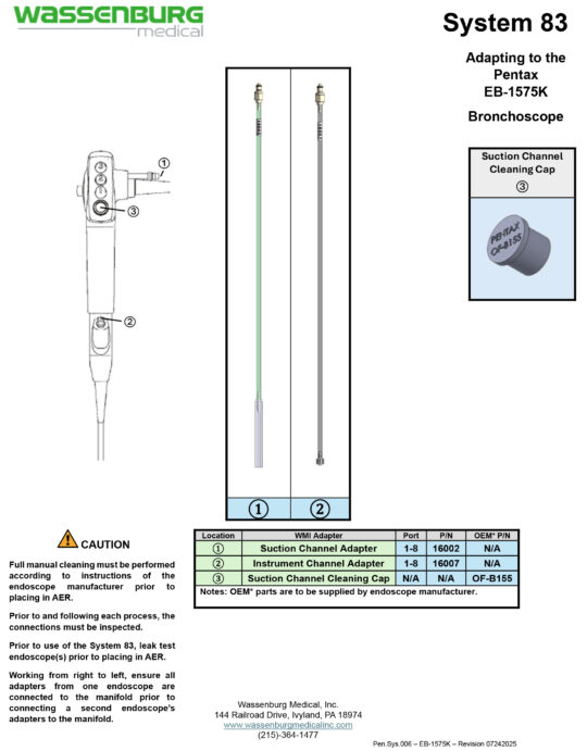 Adapting to Pentax EB-1575K Bronchoscope