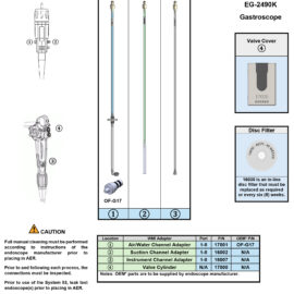 Pen.Sys.033 - EG-2490K - Rev 07242025 Adapting to Pentax EG-2490K Gastroscope