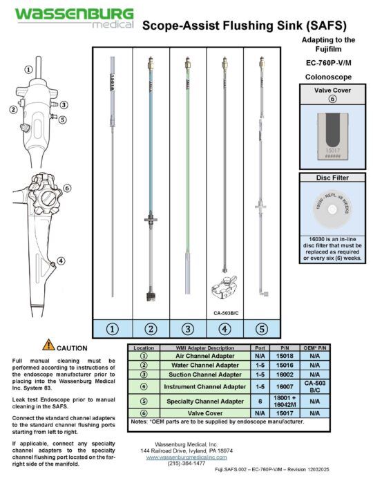 Fuji.SAFS.002 - EC-760P-V M - Rev 12032025 Adapting to Fujifilm EC-760P-V-M Colonoscope