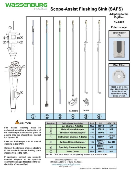 Fuji.SAFS.007 - EN-840T - Rev 12032025 Adapting to Fujifilm EN-840T Enteroscope