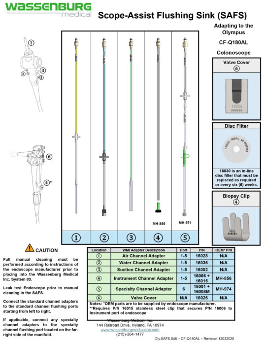 Adapting to Olympus CF-Q180AL Colonoscope