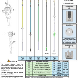 Adapting to Olympus PCF-HQ190I Colonoscope