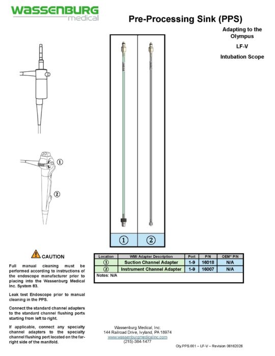 Oly.PPS.001 - LF-V - Rev 06162026 Adapting to Olympus LF-V Intubation Endoscope